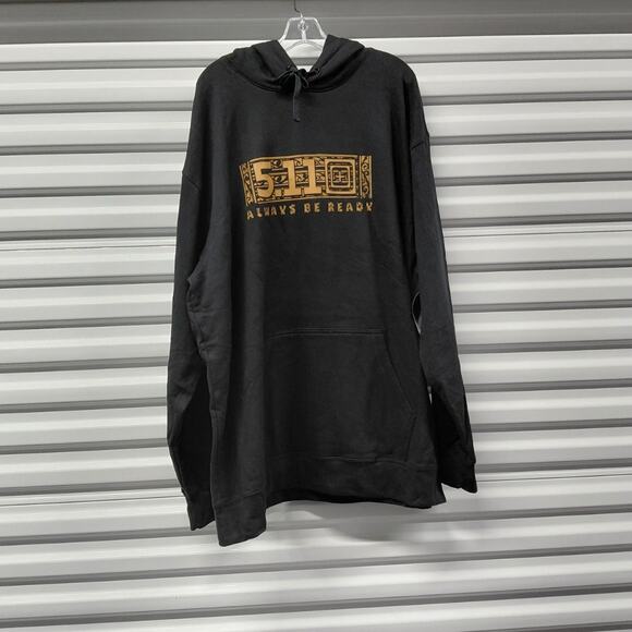 5.11 Mens Hoodie Sweatshirt 3XL Black Country Lodge Legacy Pullover Tactical NWT - Picture 2 of 10